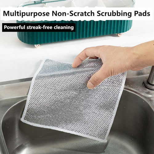 Non-scratch Multifunctional Wire Dishcloth (Pack of 4) (4 Pcs)